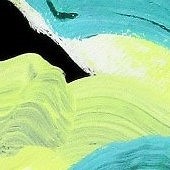 ohne titel, acryl auf btten, 2021, 75x55 cm, copyright axel hptner + vg bildkunst